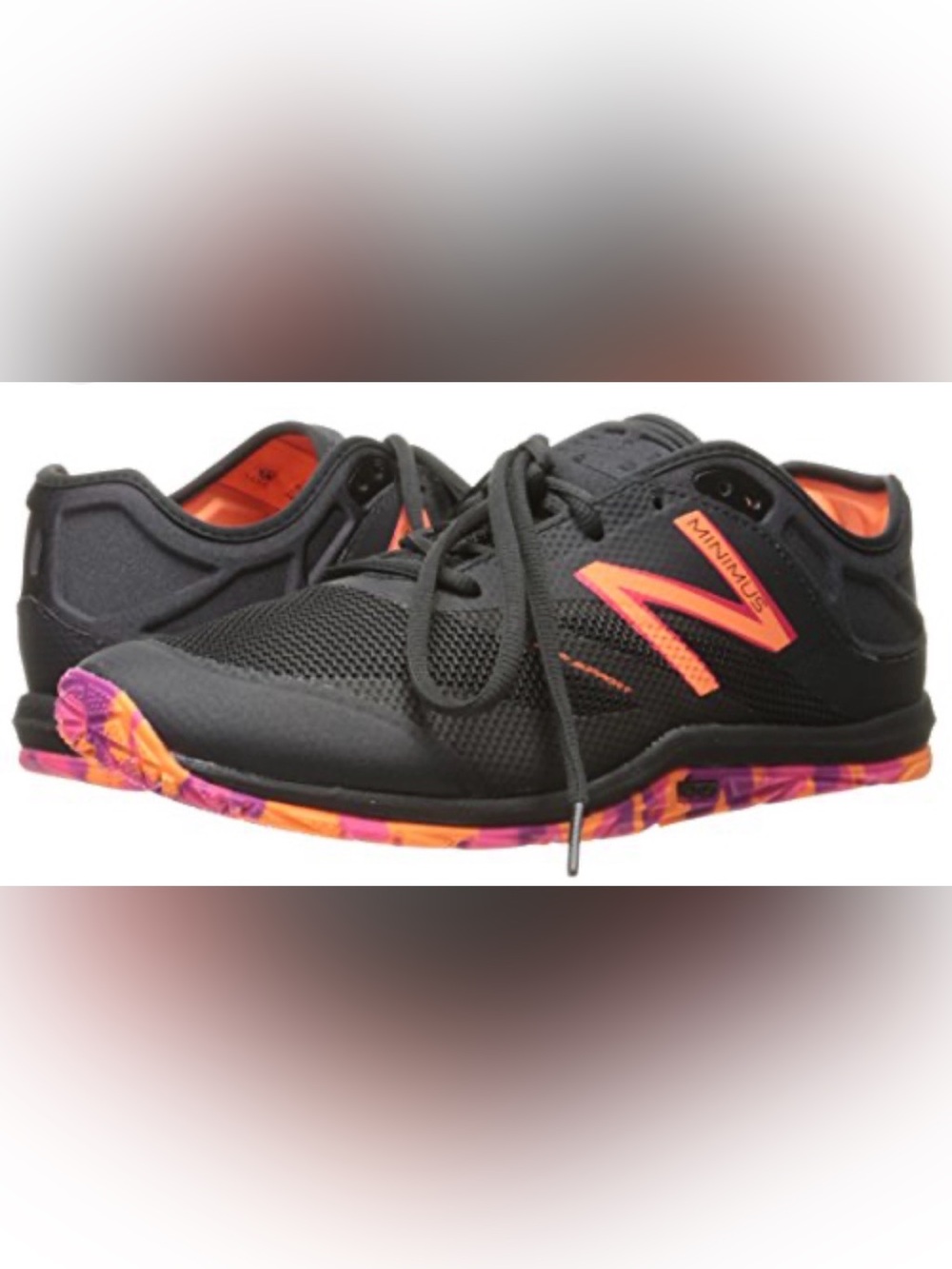 New Balance Minimus 20 v6 Women’s 8.5 Black Orange Vibram Training Shoes
